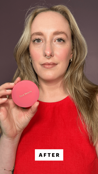 Image may contain Head Person Face Photography Portrait Adult Blonde Hair Cosmetics and Makeup