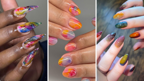 Watercolor Nails Are This Summer’s Dreamiest Nail Art Trend